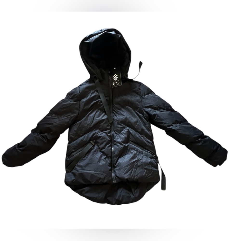 Saint and Sinner Women’s Black Winter Puffer Jacket | Small NWT